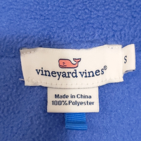Women's S Vineyard Vines Fleece Vest - Picture 4 of 4